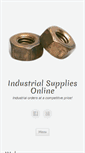 Mobile Screenshot of industrialsuppliesonline.net