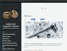 Tablet Screenshot of industrialsuppliesonline.net